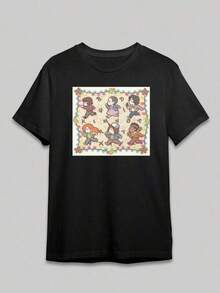 Men T-Shirts - Hitam - View 8