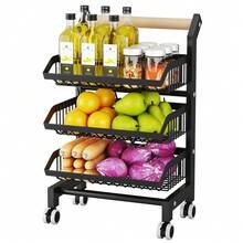 Storage Carts - 3 Tier - View 1