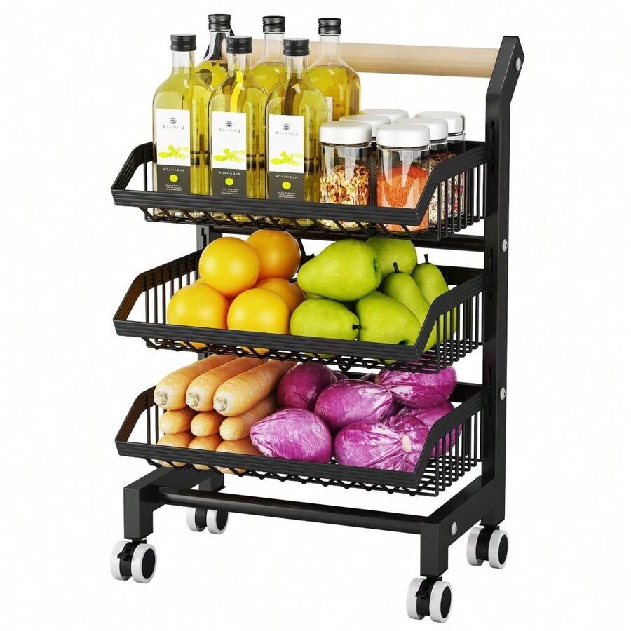 Storage Carts - 3 Tier - View 1
