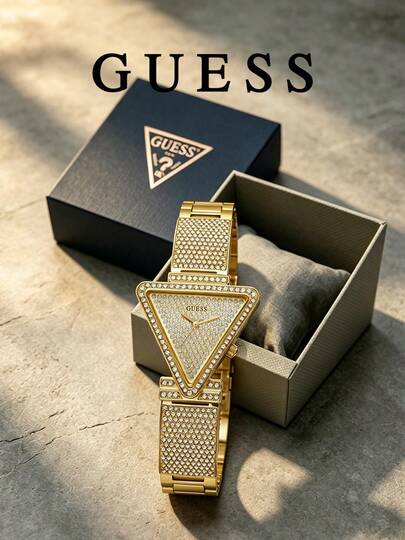  GUESS Office & After-Work Watch: Quartz Smooth Movement, Stylish Unisex For Work & Social Gatherings Quartz Smooth Movement GW0644L2