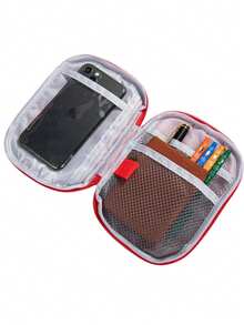 1/2/10pcs Portable Travel Medical Bag, Medication Storage Organizer,Back To School,Back To School - Red - View 8