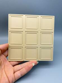 Non-Wooden DOLLHOUSE Ceiling Trim, Eaves Wall Corner Decorative Strips, Miniature Ceiling Wall Baseboard, DIY Mini Decor & Renovation Materials, European Style Architecture Tools Accessories - Multicolor - View 16