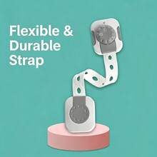 Cabinet Lock, Drawer Lock, 6 Adjustable Safety Drawer Locks, Adhesive Drawer Lock Fasteners, Multi-Functional And Suitable For Refrigerator, Cabinet, Drawer, Oven, Bathroom And Other Places, Easy Installation - 6-piece Pack - View 7