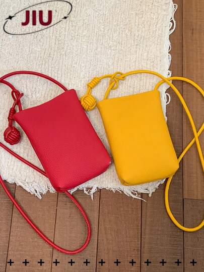 Dopamine-Inspired Casual Pu Soft Leather Women'S Shoulder Bag;Fashionable Mobile Phone Bag For Commuting; Multi-Functional And Convenient Crossbody Bag, Suitable For Teen Girls, Women, College Students, Young Professionals And White-Collar Workers. Ideal For The Office, University, Work, Business, Commuting, Shopping, Dates, Outdoor Activities, Travel, Hiking, And As A Gift For Women.