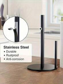1 buah Tempat Tisu Dapur Warna Perak, Dispenser Tisu Dapur untuk Meja, Rak Tisu Dapur Stainless Steel dengan Alas Pemberat, Hemat Ruang, Perlengkapan Dapur Tahan Lama, Tempat Tisu Dapur yang Dipasang di Dinding, Aksesoris Penyimpanan Dapur - MultiWarna - View 5