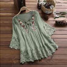 Women Tops - Green - View 4