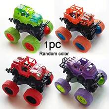 1件 360°旋轉慣性越野玩具車 - 超耐用塑料材質，4WD 彈簧避震，特技設計，手動控制，鮮豔色彩 - 男孩完美的聖誕生日禮物 - 彩色 - 查看 6