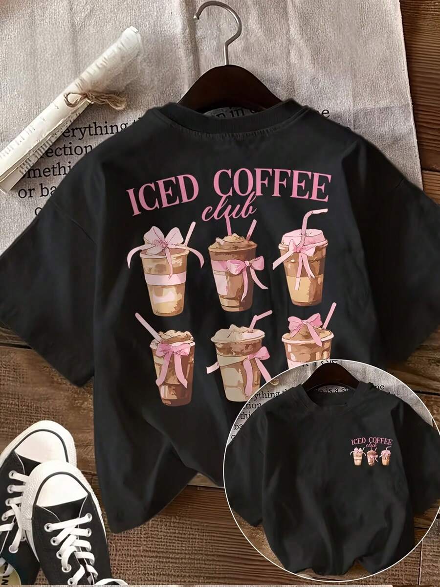 Dam-T-shirts - Svart - Visa 1