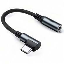 1/2 个 USB-C 转 3.5mm 耳机插孔适配器 - HiFi 音频转换器，Type-C 转 Aux 母口适配器，兼容 17/16/15 Pro Max、S25/S24/S23、Pro、Pixel 等。 - 白色 - 查看 8