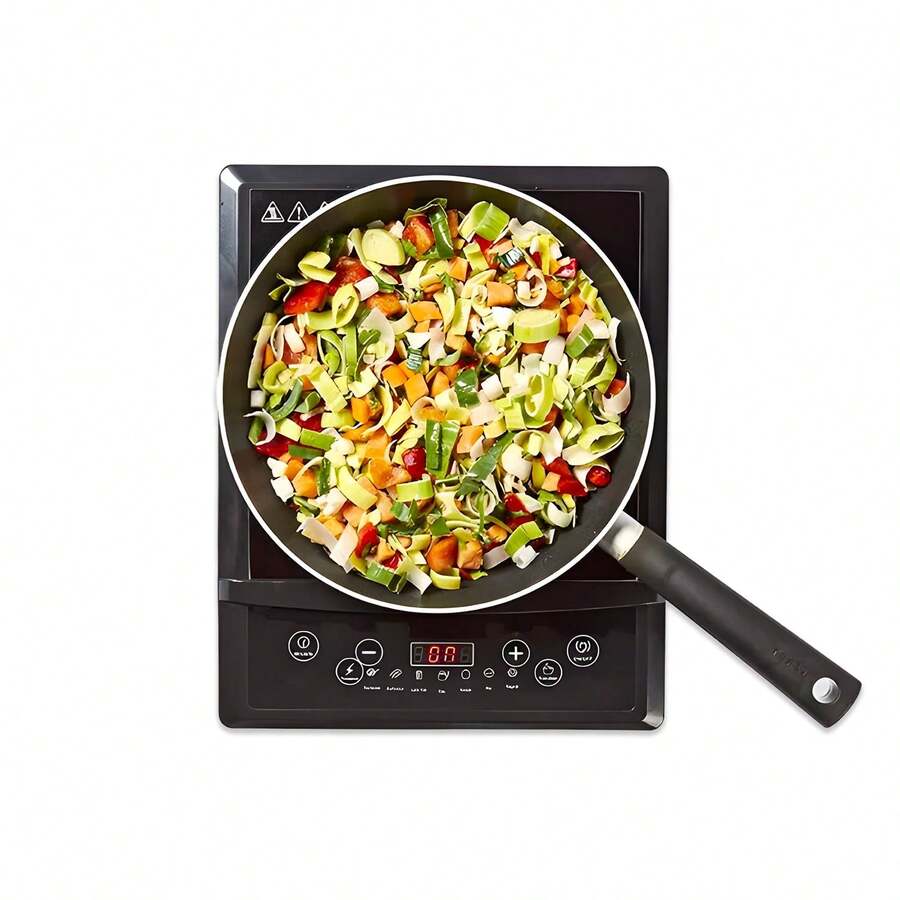Avilia Piastra Induzione da Cucina 1800W Cottura Multifunzione con Timer 3 Ore - Spina tipo C UE (220-240 V) - Visualizzare 1
