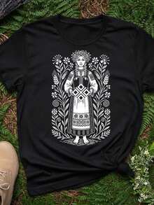 Women T-Shirts - Black - View 6