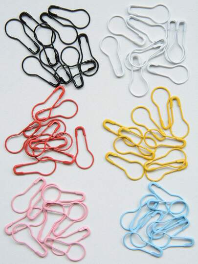 10/20/80/150/320Pcs Gourd Safety Pins, Pear Shaped Calabash Pin, Bulb Pin For DIY Craft Making, Sewing, Knitting Markers, And Clothing Tags