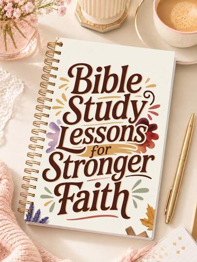 BUBU 52-Week Women's Bible Study Journal: Spiral Bound 1-Year Planner With Daily Scripture Readings, Reflection Questions, And Prayer Suggestions - Perfect Devotional Gift, Office Desk Accessory, Teacher's Day Gift, Mother's Day Gift