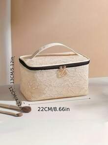Tas Kosmetik Jala Nilon Kapasitas Besar, Kantong Penyimpanan Multifungsi, Tas Perlengkapan Mandi/Tas Rias Wanita untuk Perjalanan - MultiWarna - View 12