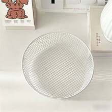 High Quality Cream-Colored Minimalist Iron Wire Desktop Storage Basket, Essential For Home, Dorm, And Office - White - View 7