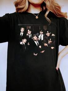 Women T-Shirts - Black - View 8