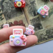 3/6pcs Mini Colorful Camera Model Fridge Magnets, Cute 3D Resin Fridge Magnets, Unique, Home, Kitchen And Office Decor, Home Decor, Birthday Gift Holiday Gift - Multicolor - View 7