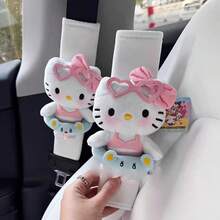 Miếng đệm vai dây an toàn ô tô họa tiết mèo hoạt hình, đệm dây an toàn thiết kế hình động vật dễ thương - Nhiều màu - Xem 3