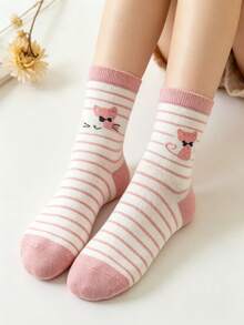 5 paires de chaussettes fines pour chevilles de femmes, chaussettes respirantes pour étudiants, chaussettes à faible col avec évacuation de l'humidité, polyvalentes pour le printemps/l'été - Multicolore - Voir 2