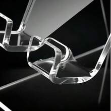 4/2/1pc Premium Desktop Phone Stand, Slouchy Bracket, Common Transparent Display Stand, Acrylic Phone Holder - A - View 4