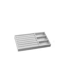 1/6pcs Velvet Jewelry Tray, Drawer Style Large Capacity Jewelry Storage Box With Separate Compartments, Can Be Used As Jewelry Box, Jewelry Tray, Stackable Jewelry Display Stand - Multicolor - View 15