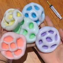 1 món đồ chơi bóp mềm thủ công, chất liệu mochi đàn hồi chậm, giúp giảm căng thẳng, đồ chơi bóp trị liệu, bóng giảm căng thẳng có thể nặn không đàn hồi, phụ kiện bàn làm việc giảm căng thẳng với kết cấu mochi dính, vật dụng giúp giảm áp lực và chữa lành. - Nhiều kiểu dáng - Xem 8