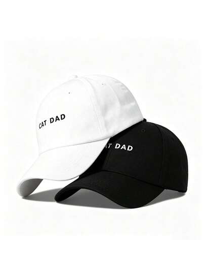 1pc Unisex Casual Cap, Spring Versatile Large Circumference Baseball Cap With Letter Print, Street Fashion Leisure Hat Suitable For Travel, Tourism, Beach Vacation