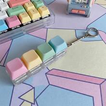 Combination Keychain (Random Color), Keychain Design, Can Be Hung On Car Keys, Bags, Non-Electric, The Best Gift For Festivals And Birthdays (Suitable For People Over 18 Years Old) - Keyboard - View 4