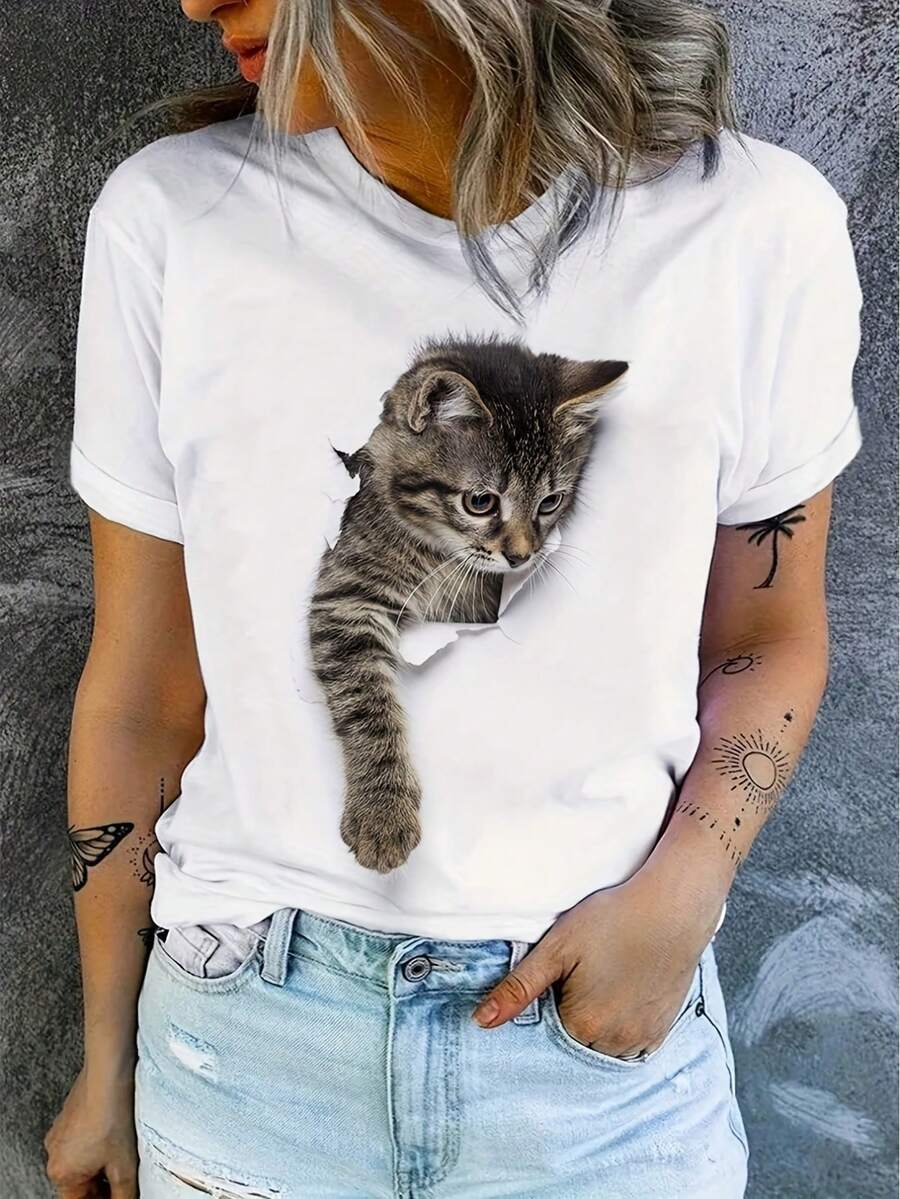 Women T-Shirts - White - View 1