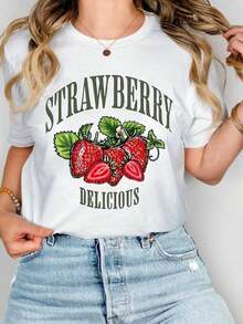 Women's Short-Sleeved T-Shirt, Casual, Versatile, Fitted, Soft, Comfortable, Breathable, Lightweight, Solid White, Round Neck, Simple And Basic Style For Everyday Wear. Suitable As A Gift. Women's T-Shirt. Blouses > Elegant. Boho Chic. Soft, Breathable, And Comfortable Women's Top, Ideal For Spring, Summer, And Autumn, Perfect For Vacations, Travel, And Everyday Wear. Suitable As A Gift. Women's T-Shirt. Blouses > Elegant. Boho Chic. Soft, Breathable, And Comfortable Women's Top, Ideal For Spring, Summer, And Autumn, Perfect For Vacations, Travel, And Everyday Wear. - 白色 - 查看 1