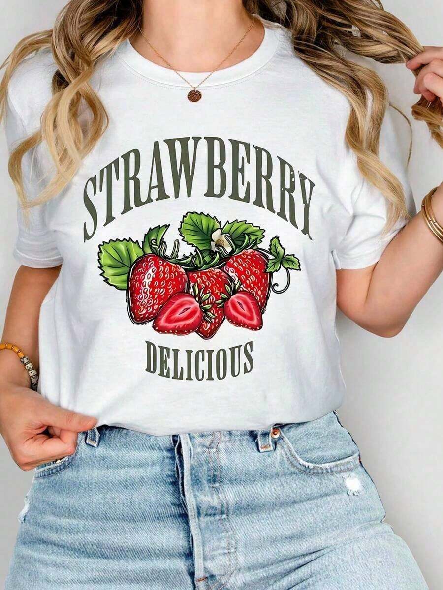 Women's Short-Sleeved T-Shirt, Casual, Versatile, Fitted, Soft, Comfortable, Breathable, Lightweight, Solid White, Round Neck, Simple And Basic Style For Everyday Wear. Suitable As A Gift. Women's T-Shirt. Blouses > Elegant. Boho Chic. Soft, Breathable, And Comfortable Women's Top, Ideal For Spring, Summer, And Autumn, Perfect For Vacations, Travel, And Everyday Wear. Suitable As A Gift. Women's T-Shirt. Blouses > Elegant. Boho Chic. Soft, Breathable, And Comfortable Women's Top, Ideal For Spring, Summer, And Autumn, Perfect For Vacations, Travel, And Everyday Wear. - 白色 - 查看 1