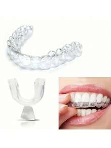 Miếng bảo vệ miệng bằng EVA trong suốt, thiết kế thoáng khí, kèm hộp bảo vệ, thích hợp cho tập luyện và thi đấu quyền anh, kickboxing, taekwondo, bóng đá, bóng rổ, MMA. - Nhiều màu - Xem 1