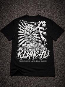 Unisex T-shirt, kampsportströja, grafisk t-shirt, svart t-shirt, streetwear-kläder, urban mode, herrkläder, stridsinspirerade herr-t-shirts, herrskjortor, herrkläder, herroutfit, herrskjorta, herrartiklar, vardagsklänningar för kvinnor, damset, eleganta blusar, dam-t-shirts, damklänning - Svart - Visa 1