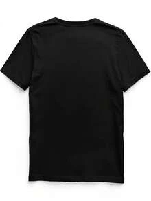 Camiseta TeeBerry Cute Strawberry Lover's - 100% algodón, cuello redondo casual, negra con diseño de frutas rojas, tallas S-XXXL, un regalo ideal para hombres, mujeres y amigos, artículo con temática de fresas. - Negro - Ver 4
