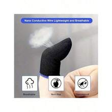 10pcs/20pcs Breathable Anti-Sweat Finger Sleeves, Comfortable & Precise, Enhance Gaming Experience, Elastic/Odor-Resistant/Good Conductivity - Multicolor - View 9