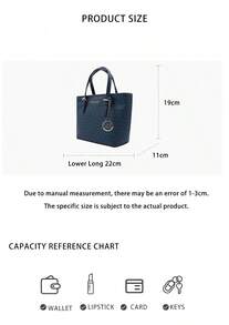 Michael Kors Jet Set Travel 海军蓝印花女士单肩手提包 35T9STVT0B - 海軍藍35T9STVT0B ADMIRAL - 查看 9