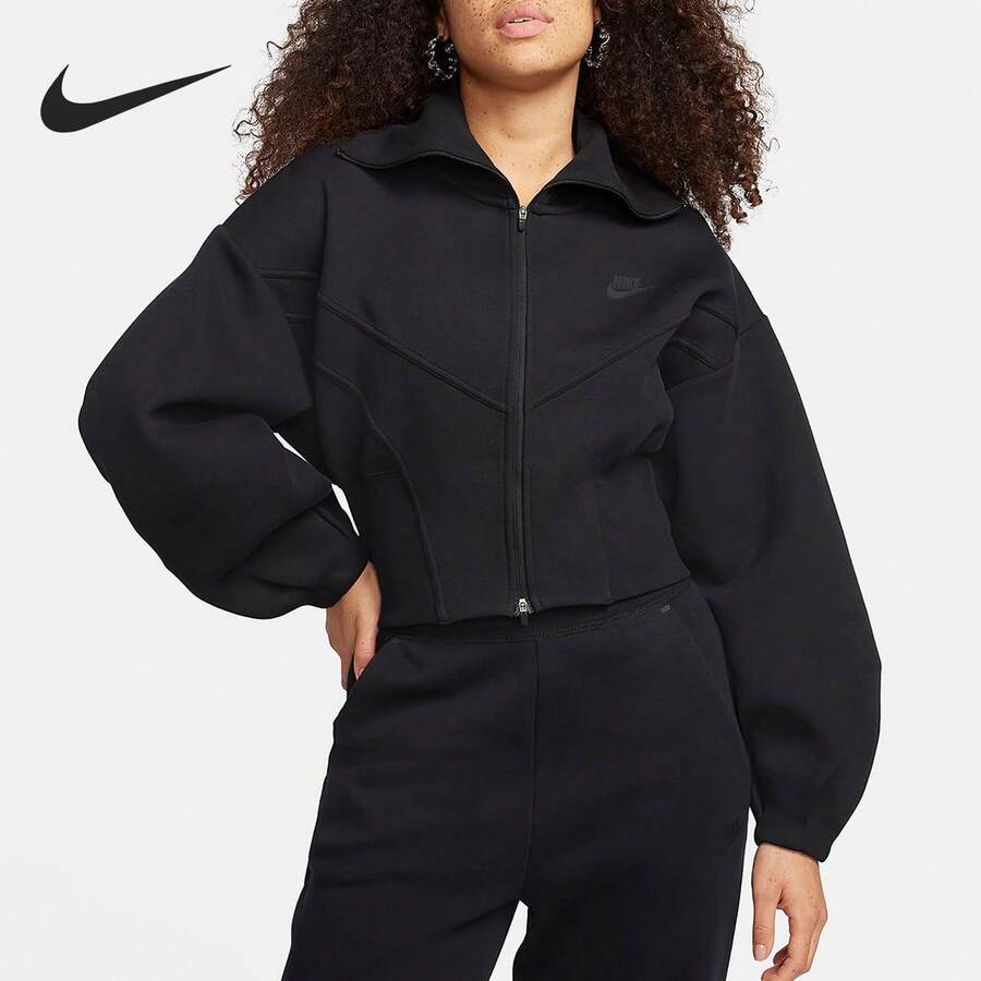 Nike 女款宽松开襟运动夹克 FN2524-010 - FN2524-010 - 查看 1