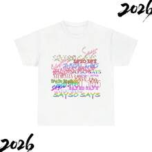 Che Romani Sayso Says Tee Album Tour Merch T-Shirts - All Colors And Sizes - White - View 1