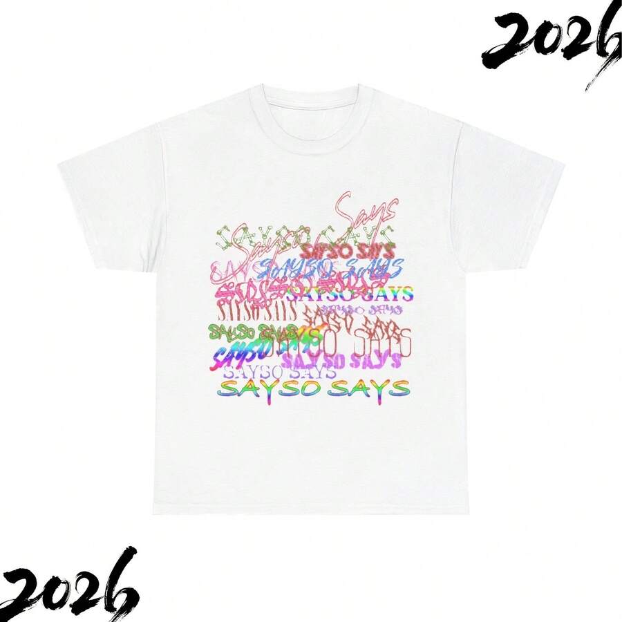 Che Romani Sayso Says Tee Album Tour Merch T-Shirts - All Colors And Sizes - White - View 1