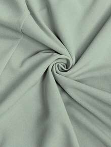 Vestido largo de fiesta elegante y ajustado con hombros descubiertos y abertura para mujer de talla grande, ideal para fiestas navideñas y ocasiones formales.Disponible en azul marino. - verde menta - Ver 6