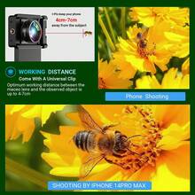 APEXEL 100mm 4K HD Phone Macro Lens,Professional 10X Macro Photography Lens With CPL Filter, Universal Clip Compatible With Almost All Smartphones, Macro Photography Lens Phone Accessory - A - View 6