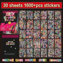 1600+張字母貼紙書，30件A-Z混合字體字母貼紙，每頁1個字母，適用於日記本、計畫本、筆記本、手機殼、禮物盒，文具愛好者、創意人士和收藏者的理想選擇 - 異形 - 查看 7