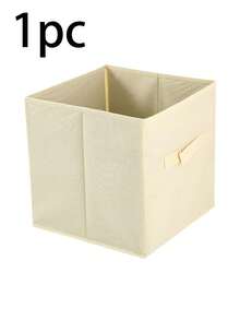 1/3/6pcs Foldable Fabric Storage Boxes With Handles, Multi-Color Options, Collapsible Closet Organizers, Kids Room Toy Storage Baskets, Home Organization Containers - Pink - View 16
