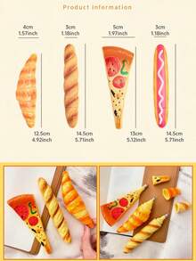 1 buah Pulpen Simulasi Bentuk Roti, Pulpen Ballpoint Kreatif Croissant Baguette, Dekorasi Alat Tulis Kawaii, Magnet Kulkas, Aliran Tinta Halus, Hadiah Sempurna untuk Pelajar, Pecinta Alat Tulis, dan Koleksi Bertema Makanan - Pulpen Gel - View 4