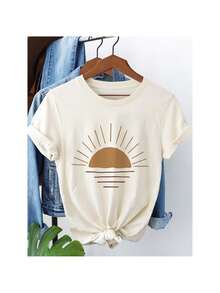 Dam-T-shirts - Vitt - Visa 1