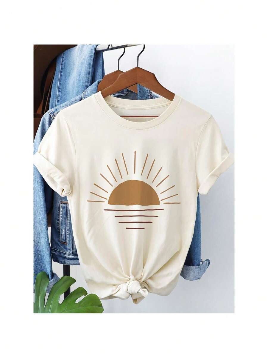 Dam-T-shirts - Vitt - Visa 1