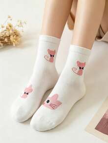 5 paires de chaussettes fines pour chevilles de femmes, chaussettes respirantes pour étudiants, chaussettes à faible col avec évacuation de l'humidité, polyvalentes pour le printemps/l'été - Multicolore - Voir 4