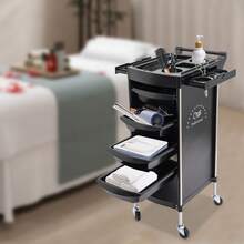 Cleaning Cart & Accessories - Black - View 9