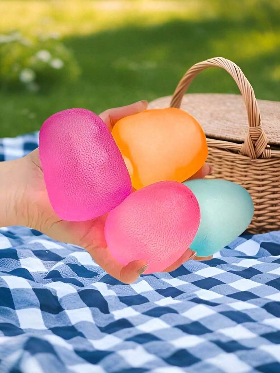 Transparent Malt Sugar Squeeze Stress Relief Tool, Soft Silicone Squeeze Toy For Relaxation, Portable Squeeze Ball