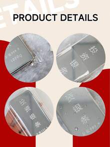100入 PVC防變色透明珠寶袋,防氧化透明可重複密封PVC口袋袋,適用於珠寶、銀條、金條儲存,適合耳環、戒指、項鍊、銀條、金條,加厚收藏品收納扁平袋 - 無色 - 查看 6